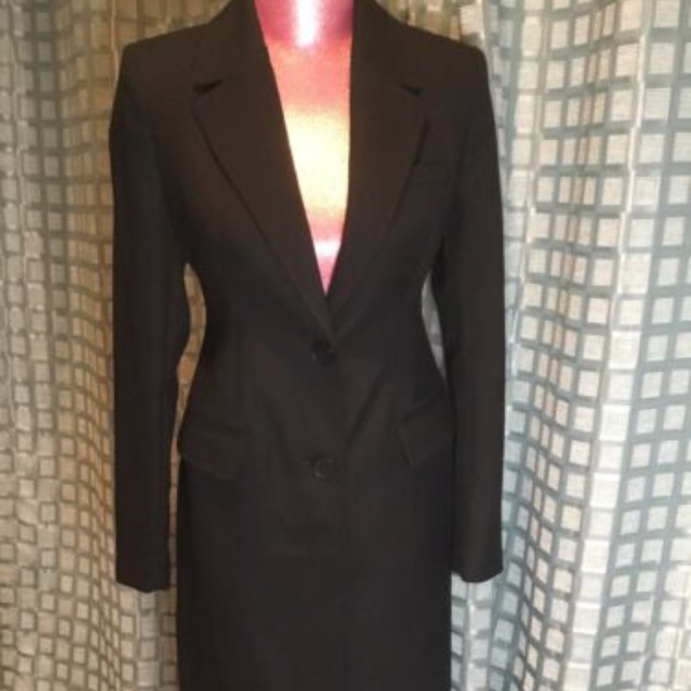 EXPRESS BEAUTIFUL- UNIQUE WOMEN’S 44 In - LONG SUIT BLAZER JACKET SIZE XS